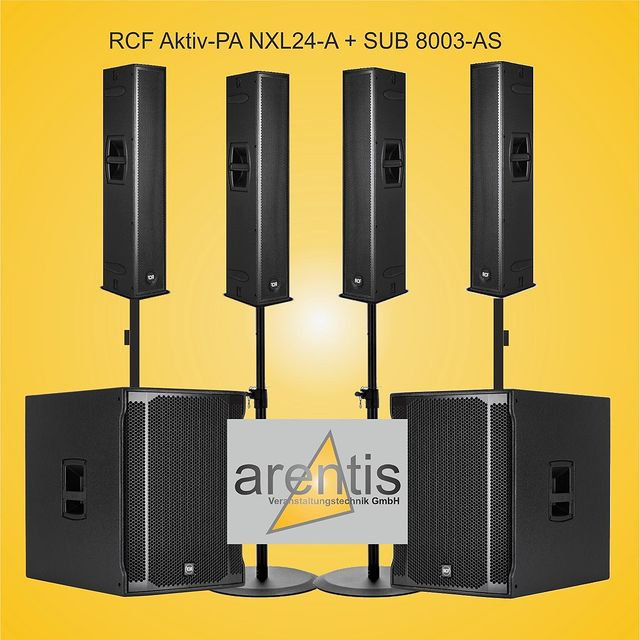 RCF NXL24A modernes Säulenbeschallungssystem
