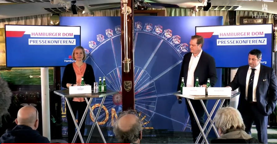 Livestream Pressekonferenz Hamburger Frühlingsdom 2022